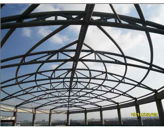 新密中煤朔州宾馆管桁架工程